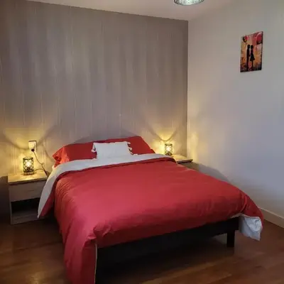 Chambre confortable et chaleureuse