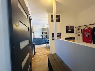 Télévision ou salle de divertissement dans l'établissement Casa Rive Maine