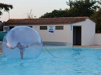 Piscine de l'établissement Mobil home 6 pers avec terrasse aux Achards - API-1-52-602 ou située à proximité