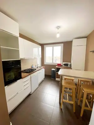 Cuisine ou kitchenette dans l'établissement Alcove, 4 Chambres - Proche tram - Centre Nantes