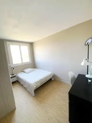 Un ou plusieurs lits dans un hébergement de l'établissement Alcove, 4 Chambres - Proche tram - Centre Nantes