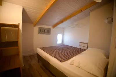 Un ou plusieurs lits dans un hébergement de l'établissement La Galidolle, au calme à 5 minutes de la plage