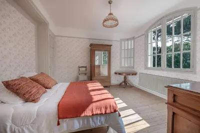 Un ou plusieurs lits dans un hébergement de l'établissement Maison pour 9 à 450m de la plage à St Brevin