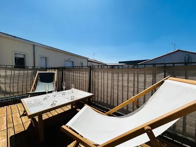 Vue générale sur la montagne ou vue sur la montagne depuis l'appartement