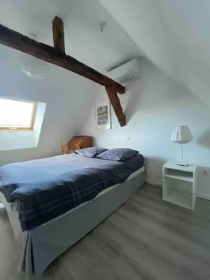 Un ou plusieurs lits dans un hébergement de l'établissement Maison de campagne proche D'Angers