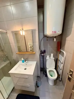 Salle de bains dans l'établissement Bright apartment for 4 people in Nantes