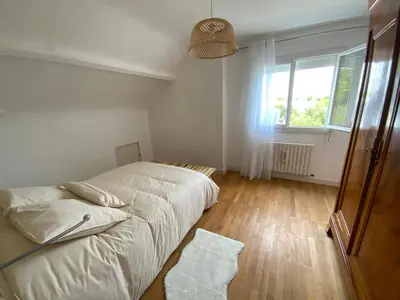 Un ou plusieurs lits dans un hébergement de l'établissement Maison Saint Marc sur Mer