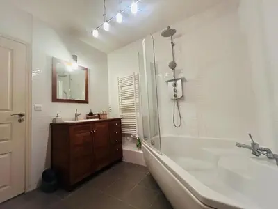 Salle de bains dans l'établissement Casa Paisible