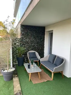 Jardin de l'établissement Appartement
