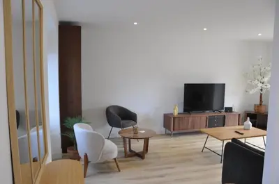 Télévision ou salle de divertissement dans l'établissement 285 - gite de la rue du Chateau Aizenay