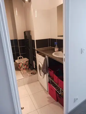 Salle de bains dans l'établissement Vue imprenable sur la mer