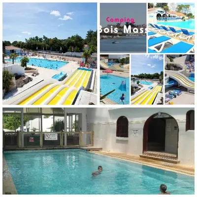 Piscine de l'établissement Camping bois Dormant, 4 étoiles 85 st jean de mont ou située à proximité