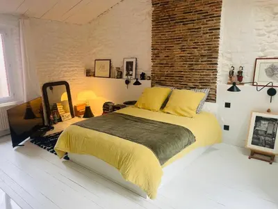 Un ou plusieurs lits dans un hébergement de l'établissement Maison Solar Trentemoult
