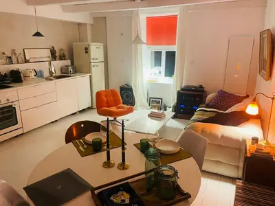 Cuisine ou kitchenette dans l'établissement Maison Solar Trentemoult