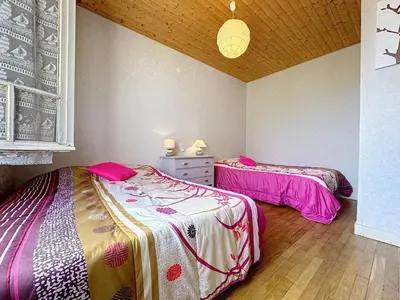 Un ou plusieurs lits dans un hébergement de l'établissement Holiday Home Les Vents Doux by Interhome