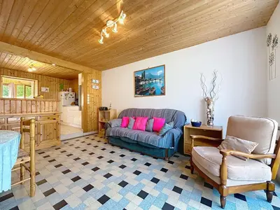 Coin salon dans l'établissement Holiday Home Les Vents Doux by Interhome