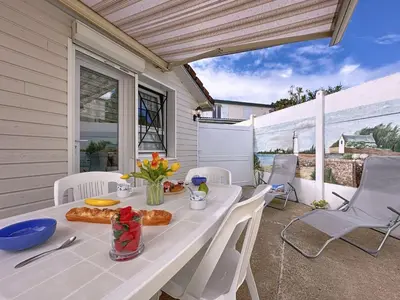 Balcon ou terrasse dans l'établissement Holiday Home Les Coquillages by Interhome