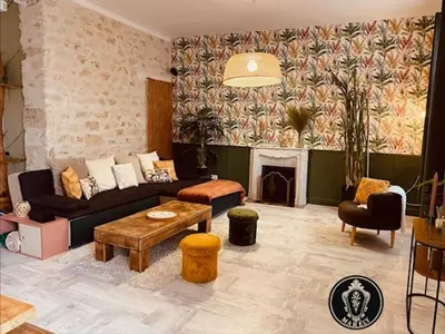 Coin salon dans l'établissement Maison Marély