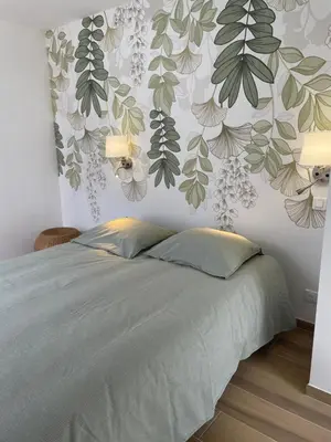 Un ou plusieurs lits dans un hébergement de l'établissement Le studio entre Nantes et bord de Loire
