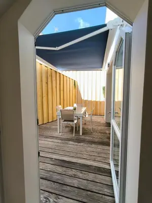 Balcon ou terrasse dans l'établissement Appartement à deux pas du Vieux Port, 1 chambre, terrasse