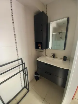 Salle de bains dans l'établissement Charmante Maison Familiale Agréable Extérieur