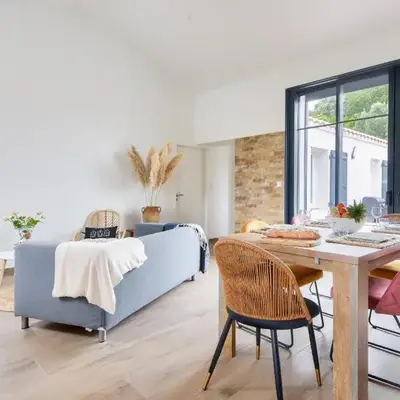 Plage à 400 m - Maison pour 4 avec terrasse