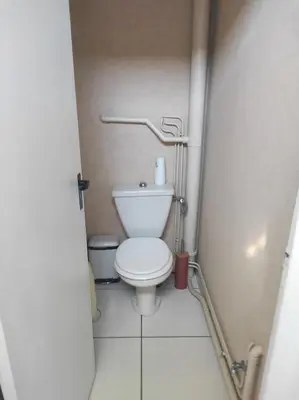 Salle de bains dans l'établissement Appartement à la mer