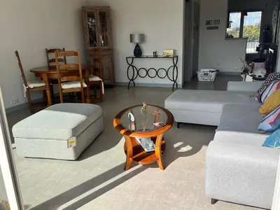 Coin salon dans l'établissement Rêver en bord de mer