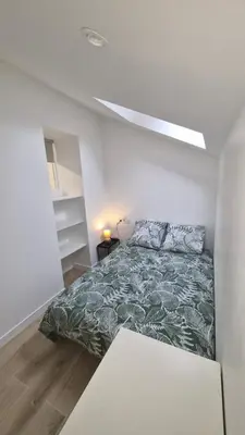 Un ou plusieurs lits dans un hébergement de l'établissement Appartement cosy neuf en plein centre