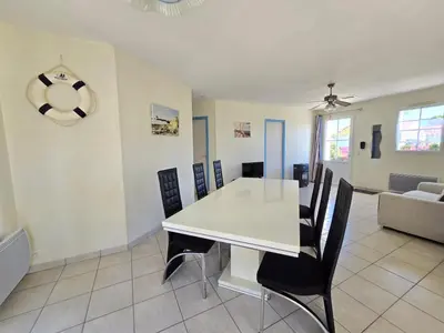Plan de l'établissement Maison moderne près de la mer, 6 pers, terrasse, à St Jean de Monts - FR-1-777-17