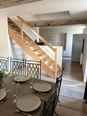 Plan de l'établissement Les Glaneuses - 2 logements en centre bourg de 4 à 10 personnes à 3 min du Puy duFou