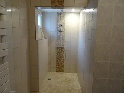 Salle de bains dans l'établissement Le fil de l'Evre - Au coeur des Mauges