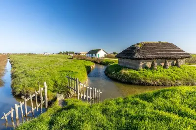 Paysage naturel près de la maison de vacances