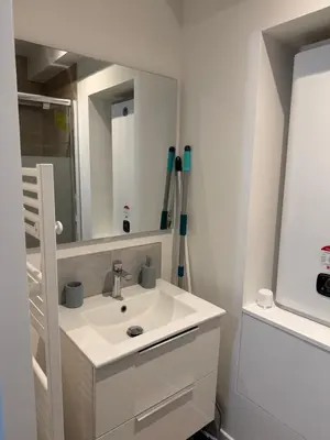 Salle de bains dans l'établissement Comme chez soi