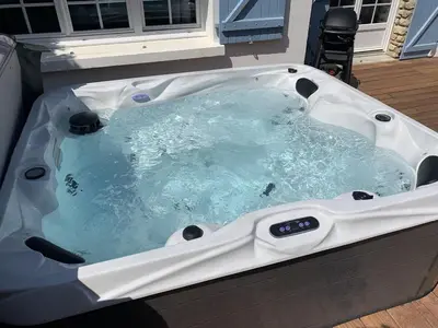 Plan de l'établissement Maison de vacances , idéale pour famille avec accès plage et spa