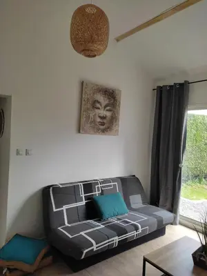Coin salon dans l'établissement bienvenue chez vous logement 4 personnes