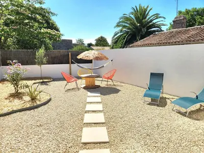 Plan de l'établissement Maison à la décoration bord de mer bohème entre Pornic et Noirmoutier