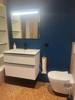 Salle de bains dans l'établissement Boulevard du Roi René
