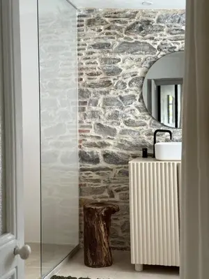 Salle de bains dans l'établissement Appartement de charme - hyper centre avec parking privé