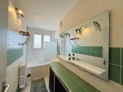 Salle de bains dans l'établissement Casa Bichon