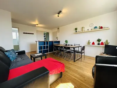 Coin salon dans l'établissement Casa Bichon