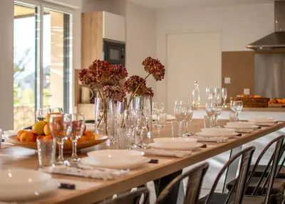 Nourriture dans la maison de vacances ou à proximité