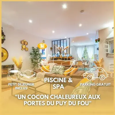 Appartement 4 à 6 personnes - 15min du parc
