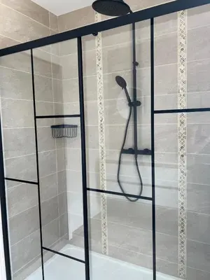 Salle de bains dans l'établissement L'Ecrin Angevin
