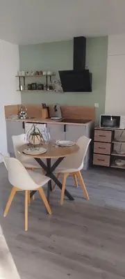 Cuisine ou kitchenette dans l'établissement L'Ecrin Angevin