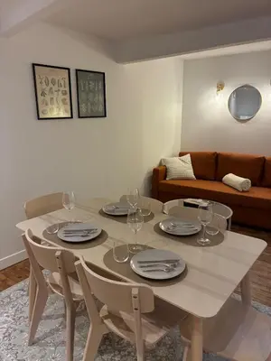 Coin salon dans l'établissement Appartement chic & cosy - 6 couchages Angers