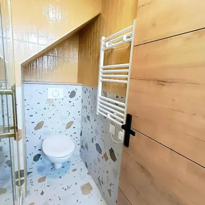 Salle de bains dans l'établissement Le Rachel