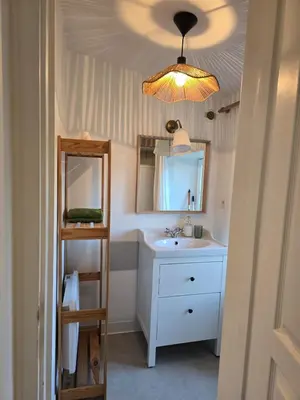 Salle de bains dans l'établissement Le Cocon ô coeur du centre ville