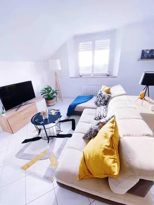 Télévision ou salle de divertissement dans l'établissement Appartement au calme - T3, Ancenis, A11