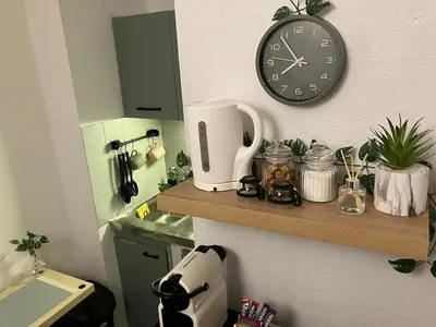Cuisine ou kitchenette dans l'établissement Studio bien situé - Proche Centre Bd Jules Verne